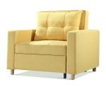 Single Seat Sofa Cum Bed Square Arm#SCB13