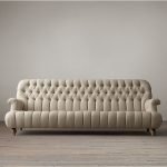 Napoleonic Tufted Three Seater Sofa #TSS45