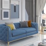 Three Seater Tufted Design Sofa #TSS15