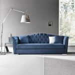 Marine blue Three Seater Sofa #TSS6