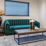 Modern quilted Three Seater Sofa #TSS12